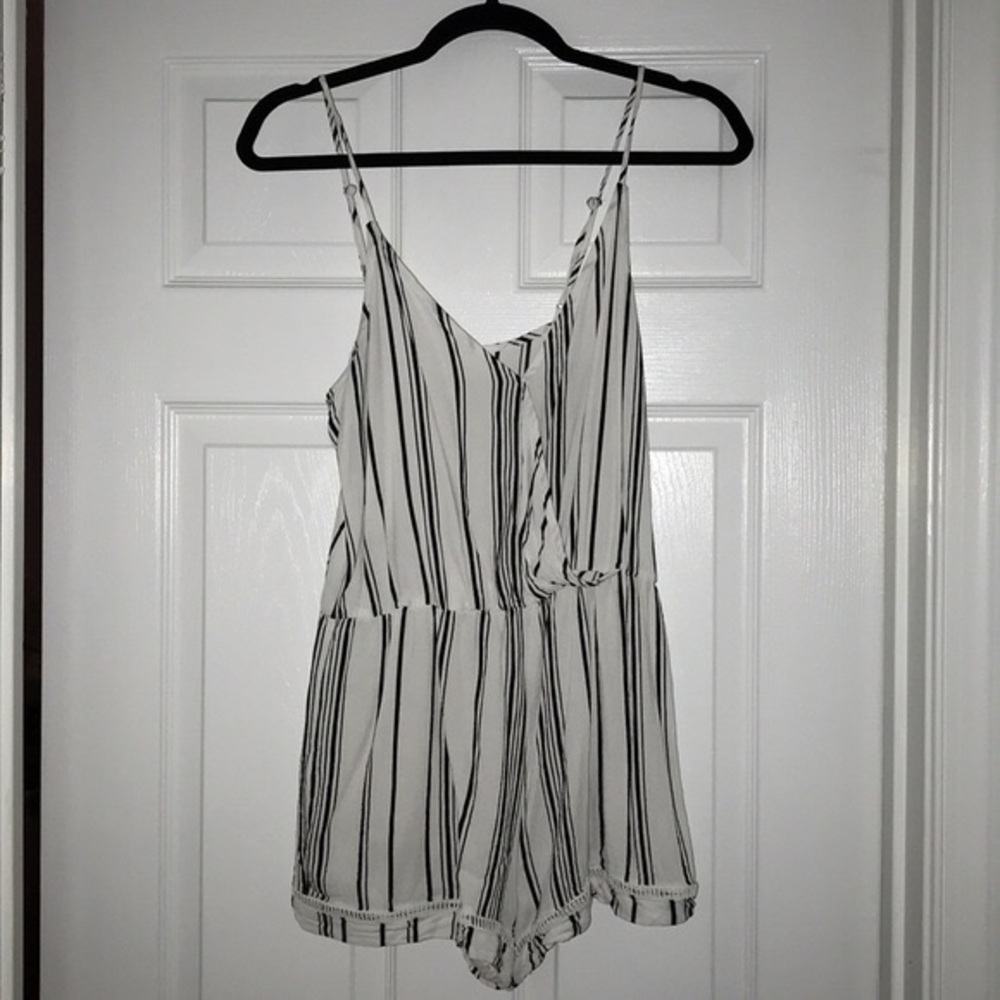 pacsun la hearts striped romper